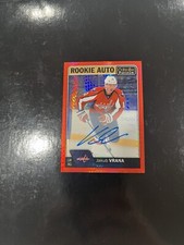 2016 OPC Platinum RPA Rookie Patch Auto Jakub Vrana Capitals 48/ 50 Red Prism