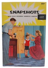 1950s Brownie Hawkeye Camera Snapshots Booklet For Flash Model Vintage