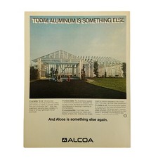 1971 Alcoa Vintage Print Ad Today Aluminum Is Something Else House Structure
