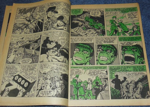 HULK ANNUAL #1 UNCENSORED~MIGHTY WORLD OF MARVEL #31~UK~SIGNED STERANKO~STAN LEE - Picture 7 of 14