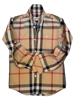   BURBERRY BURBERRYS KIND HEMD SHIRT HEMD SHIRT CHEMISE Junge 8 Jahre