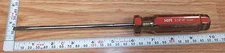 KR 3/16" x 6" Red & Clear 9 1/2" Long Flat Head Screwdriver Only **READ** 