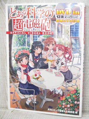 A CERTAIN SCIENTIFIC RAILGUN Official Visual Book w/DVD Art Fan