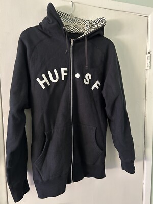 HUF SF Vintage OG Hooded Sweatshirt Size L Large RARE