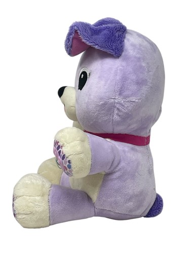 Leap Frog-My Pal Violet-Smarty Paws-Interactive 13" Plush Puppy Dog-Tested Works - Picture 6 of 6