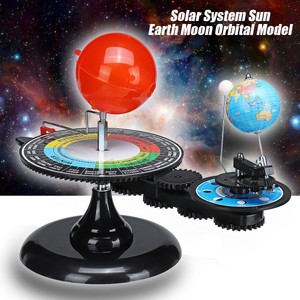 Details About Solar System Sun Earth Moon Orbital Planetarium Model Kids Educational Toy Gift