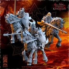 Mayhem Knights Lancer  The Beholder Miniatures 