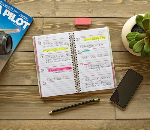 See It Bigger Monthly/Weekly Planner, Oct 2021 - Dec 2022, 5.75 x 8.75 Floral - Picture 5 of 5
