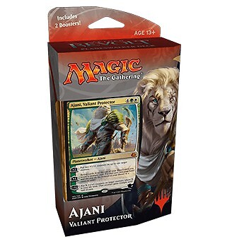 MtG TCG Aether Revolt Ajani Valiant Protector Planeswalker Deck