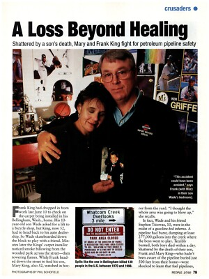 #ad #ad Frank Mary Wade King Petrol Pipeline Safety Son#x27;s Death magazine CLIPPING photo $12.50