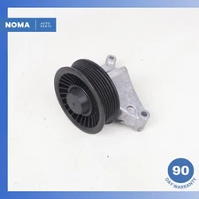 2017 Jaguar X351 XJL Engine Lower Belt Idler Pulley Bracket w/ Pulley OEM