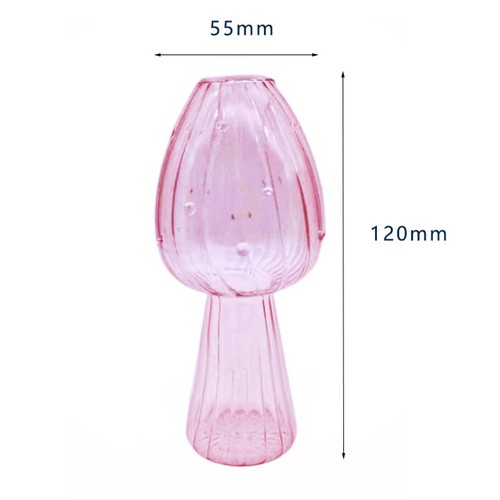 Mushroom Glass Vase Aroma Bottle Creative Home 'Hydroponic Flower Table - Picture 9 of 19
