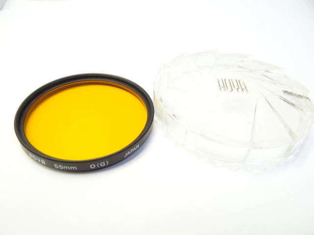 New in Box & Used Hoya Yellow Orange Clear 55mm 52 & 77.0S Camera Lens Filters - Image 3 of 4