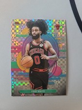 2025-26 Topps Finest Coby White #143 X-Fractor Uncommon Bulls