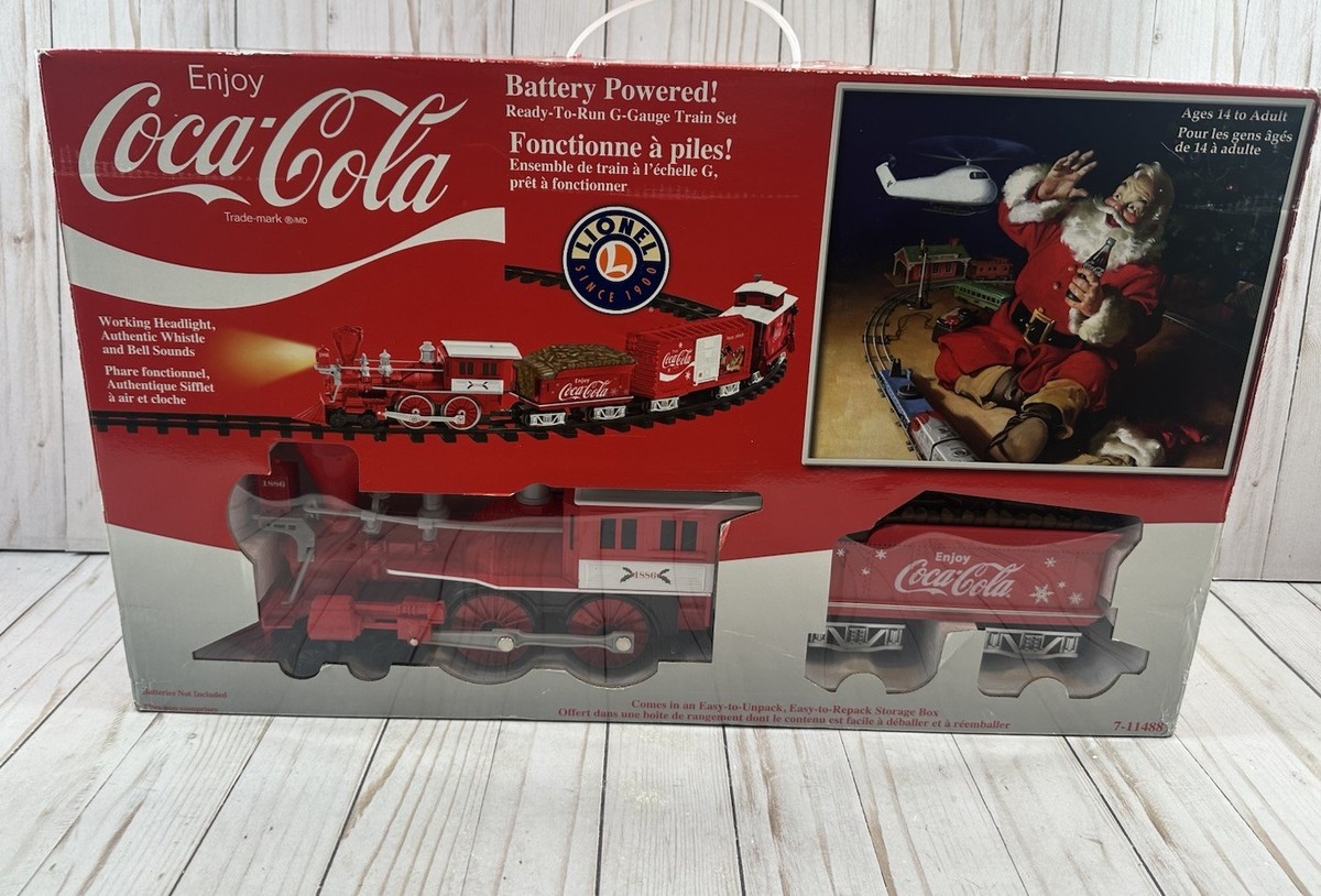 2014 Lionel Coca Cola Train Set G Gauge 7-11488 New open box | eBay