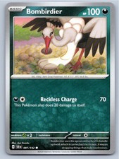 2024 POKEMON BOMBIRDIER STELLAR CROWN 97/142 COMMON NM A29806 FREE S&H