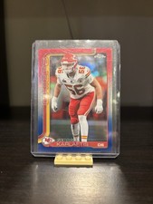 2025 TOPPS CHROME RED WHITE BLUE REFRACTOR #152 GEORGE KARLAFTIS CHIEFS