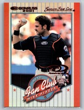 2001 Donruss #215 2000 RETRO SEASON STAT LINE Mike Piazza  SSP /113