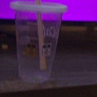 McDonald's McCafé Clear Plastic Cup with Lid & Straw Restaurants & Fast Food — photo 3