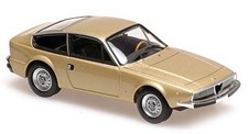 Minichamps 1:43 Alfa Romeo 1600 Junior Z 1972 Gold Diecast Model Car