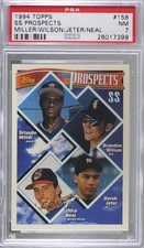 1994 Topps Prospects Orlando Miller Brandon Wilson Derek Jeter PSA 7 HOF 01az