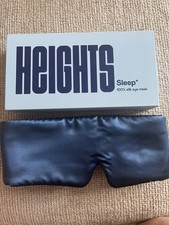 Silk Sleep Mask with Adjustable Strap Comfortable and Super Soft Eye Mask Blue