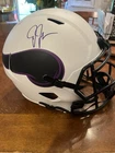 Justin Jefferson Autographed Full Size Replica Minnesota Vikings Helmet Beckett