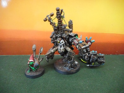 WH 40k Miniatur Space Orks Big Mek in Mega Armour BM in MA Kitbash Warhammer 40K