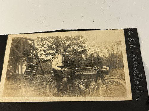 1915-1921 Early 1900’s Indian Motorcycle Original Photo