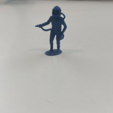 Vintage Blue Marx / MPC Astronaut Space Man Army Men Figurine c. 1960 1970