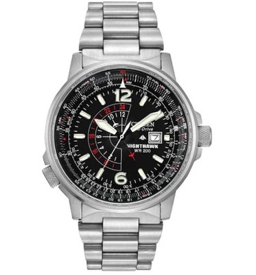 Citizen Men's Eco-Drive Promaster Air Nighthawk Pilot BJ7000-52E Watch,