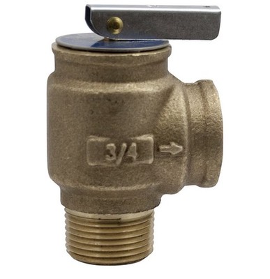 Apollo Valve 10-400 Bronze Safety Relief Valve ASME Hot Water 30 psi Female Male