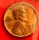 1949-D Lincoln Wheat Cent Penny GEM RED BU From an Original Bank Roll