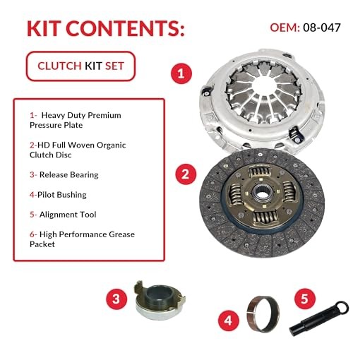 Clutch Kit (Flywheel Spec: .112+; 08-047) | compatible with Element Cr-V Ex Lx 