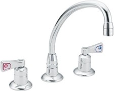 Moen 8241 Commercial M-Dura Widespread Kitchen Faucet 2.2 gpm, Chrome NEW OEM BO