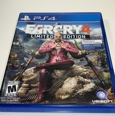 Far Cry 4 Limited Edition PS4 Complete CIB Tested Ubisoft PlayStation 4