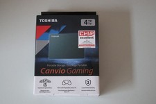 TOSHIBA Canvio Gaming Festplatte, 4 TB HDD, 2,5 Zoll, extern, Dunkelgrau metalli