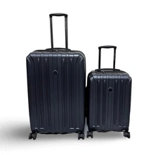 Delsey Paris Accelerate 2-piece Hard side Luggage Set - Dark Grey