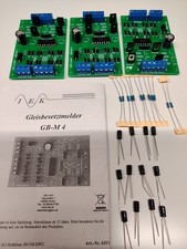 H0 Gleisbesetztmelder 4 Fach 3 Stück Konvolut