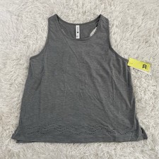 NEW All In Motion Activewear Athleisure Workout Gym Racerback Tank Top Gray XL