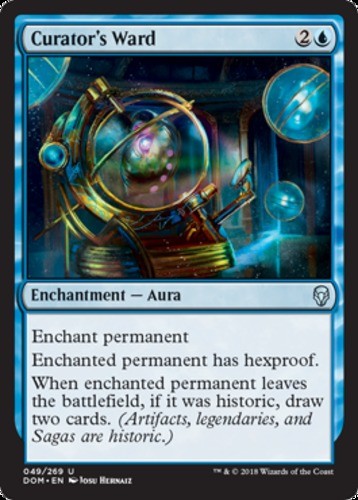 MTG - Curator's Ward - Dominaria - NM, English Magic FLAT RATE SHIP - Picture 1 of 1