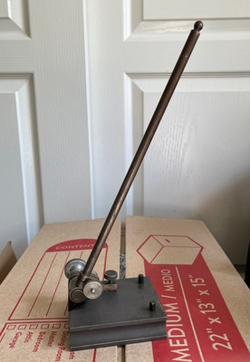 #ad #ad Brown amp; Sharpe Hardened Steel Surface Gage Model 622 3.5x4quot; Base 12quot; Spindle $39.99