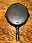 Vintage Griswold No. 5 Cast Iron Skillet 724 L Small Logo Erie, PA Solid Handle