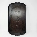 Vintage GRISWOLD Cast Iron Griddle NO 8, 771, Erie PA. USA,  10 1/16” x 19 3/4”