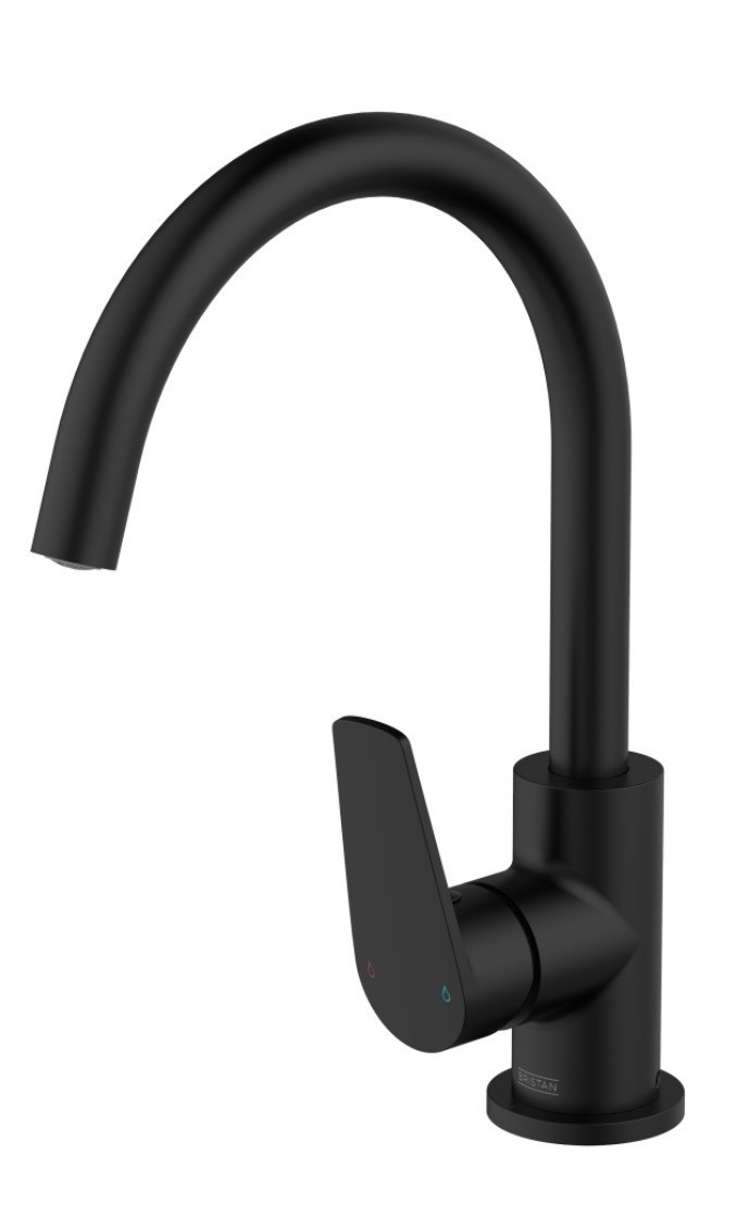 Bristan RSP EFSNK BLK  Raspberry Easyfit Monobloc Kitchen Sink Mixer Black
