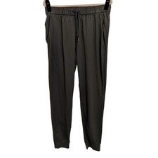 NWOT Olive Green Elastic Waist Drawstring Athletic Joggers Size L