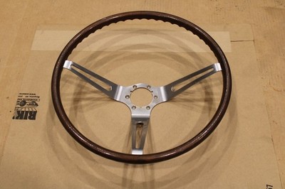 1964-1966 ORIGINAL CORVETTE 3 SPOKE SIMULATED WALNUT WOOD STEERING WHEEL