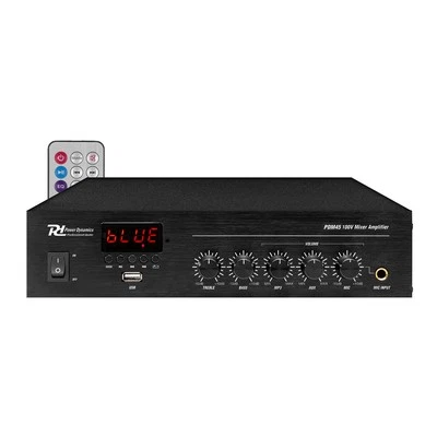 POWER DYNAMICS PD PDM45 100V Mixer Amplifier - Bluetooth Connectivity & USB/MP3 Support