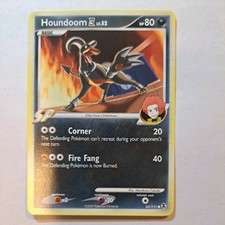 Houndoom 4 Rising Rivals Pokémon TCG 65/111 Platinum Common