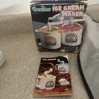 Vintage Donvier Chillfast Ice Cream Maker 2 Pint Manual Hand Crank CIB